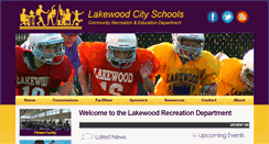 Desktop Screenshot of lakewoodrecreation.com